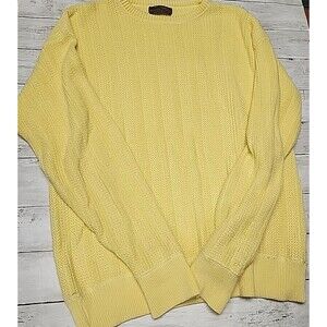 VTG Thane Men's Pullover Fisherman Sweater Sz XL 100% Cotton Made In USA